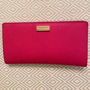 Kate Spade Pink Wallet 7 inch